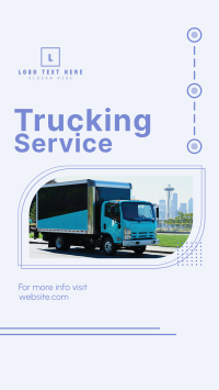 Trucking lines Facebook Story Design