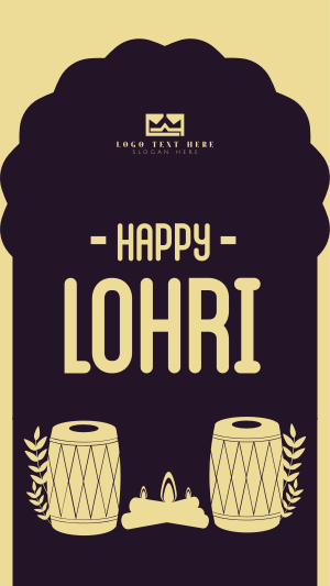 Lohri Festival Instagram story Image Preview