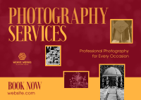 Sophisticated Photography Services Postcard Image Preview