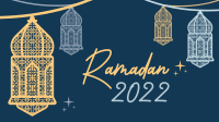 Intricate Ramadan Lamps Facebook Event Cover Design