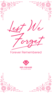 Forever Remembered Instagram Reel Image Preview