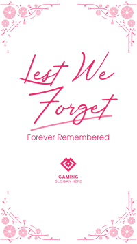 Forever Remembered Instagram Reel Image Preview