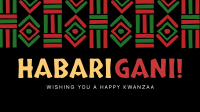Kwanzaa Day Message Facebook event cover Image Preview