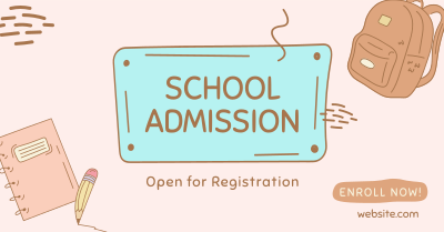 Kiddie School Admission Facebook ad Image Preview