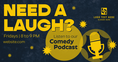Podcast for Laughs Facebook ad Image Preview