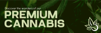 Premium Cannabis Twitter header (cover) Image Preview