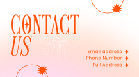 Dainty & Elegant Contact Us Animation Image Preview
