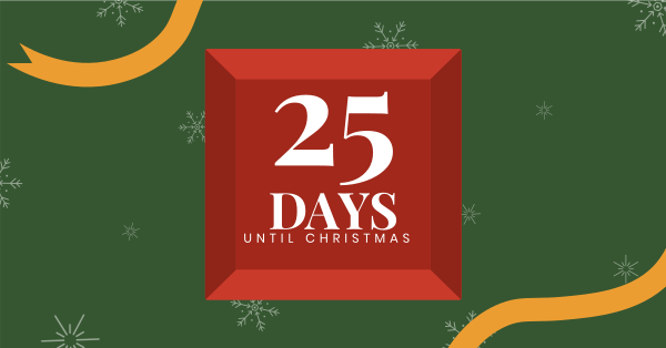 Christmas Box Countdown Facebook Ad Design