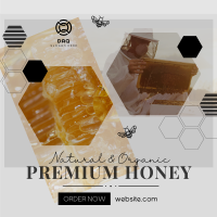 A Beelicious Honey Instagram Post Design