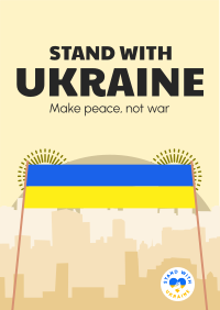 Stand With Ukraine Banner Flyer Image Preview