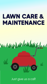 Lawn Care And Maintenance Facebook Story Image Preview