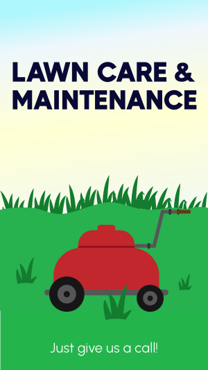 Lawn Care And Maintenance Facebook story Image Preview