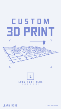 Custom 3D Print Instagram story Image Preview