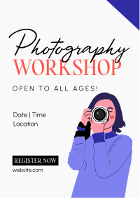 Photography Workshop for All Flyer Design