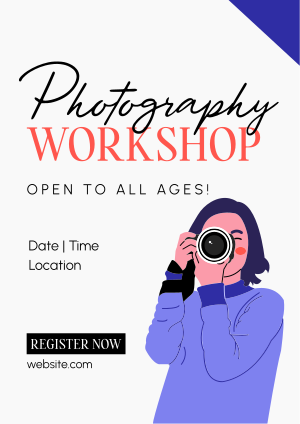 Photography Workshop for All Flyer Image Preview