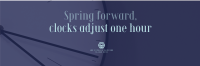 Calm Daylight Savings Reminder Twitter header (cover) Image Preview