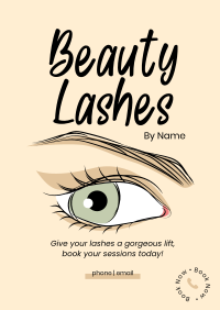 Beauty Lashes Poster Image Preview