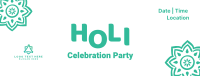 Holi Fest Get Together Facebook cover Image Preview