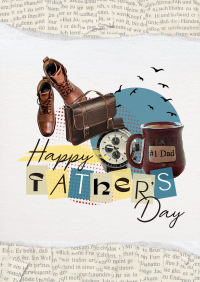 Father's Day Collage Poster Image Preview