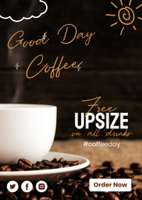 Good Day Coffee Promo Poster Image Preview