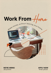 Home Work Poster Design