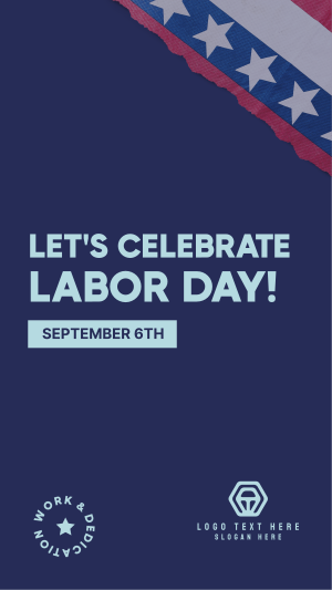 Celebrate Labor Day Facebook story Image Preview