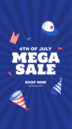 Independence Mega Sale Facebook story Image Preview