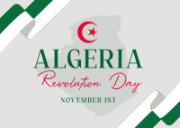 Algerian Revolution Postcard Image Preview