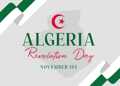Algerian Revolution Postcard Image Preview