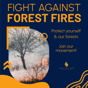 Fight Against Forest Fires Instagram post Image Preview