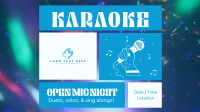 Karaoke Open Mic Animation Image Preview