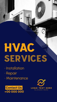 Fine HVAC Services Instagram Story Design