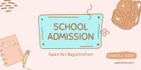 Kiddie School Admission Twitter post Image Preview