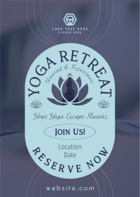 Yoga Retreat Day Poster Image Preview