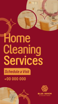 Modern Cleaning Service Instagram Reel Image Preview