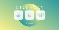 Gradient Planet Giveaway Facebook ad Image Preview