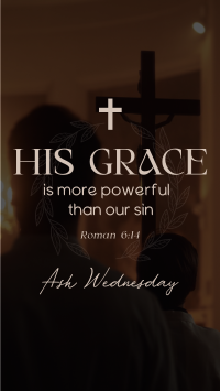 His Grace Facebook Story Design