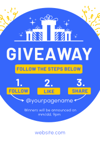 Simple Giveaway Flyer Image Preview