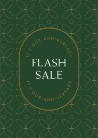 Anniversary Flash Sale Poster Image Preview