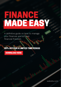 Finance Made Easy Poster Design