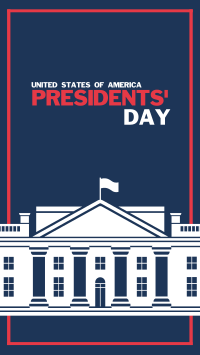 Presidential White House Facebook Story Design