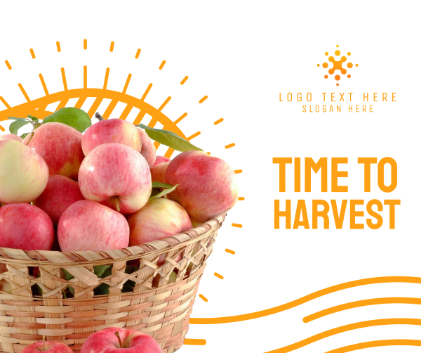 Harvest Apples Facebook Post Design Image Preview