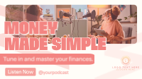 Financial Podcast Money Animation Preview