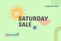 Saturday Sale Pinterest Cover Design