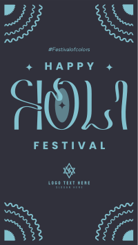 Over A Holi Fest Facebook Story Design