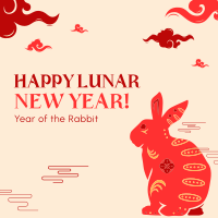 The Oriental Bunny Instagram Post Design