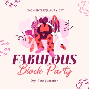 We Are Women Block Party Instagram post Image Preview