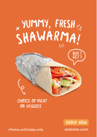 Yummy Shawarma Flyer Image Preview