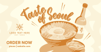 Taste of Seoul Food Facebook Ad Design