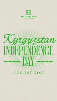 Kyrgyzstan Independence Day TikTok Video Image Preview